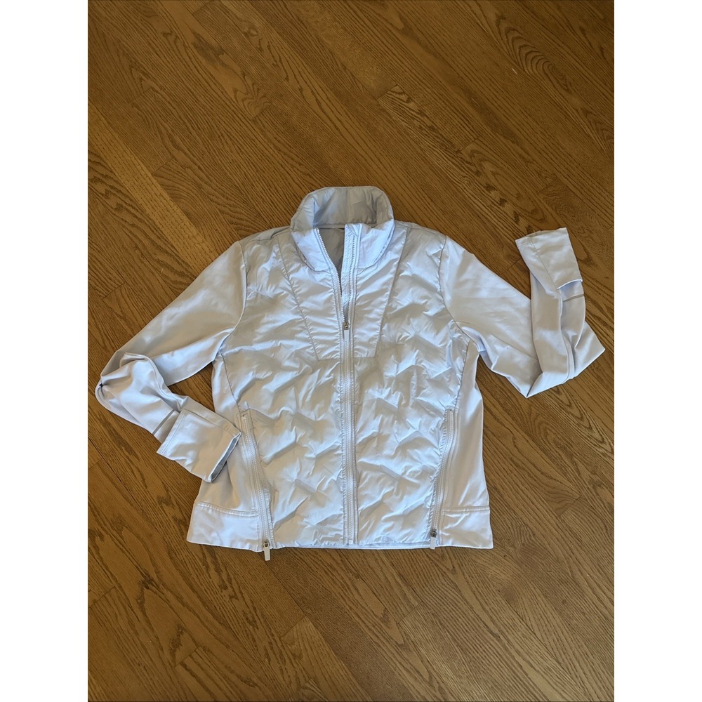 Calia Women's Cold Dash Run Jacket Light Blue Size Large